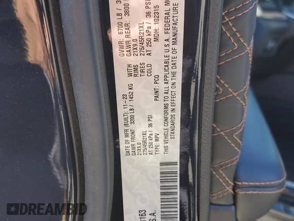 ✅ 2024 Jeep Grand Cherokee Summit Reserve • VIN: 1C4RJKEG3R8928163 • Lot: 84608565. Listed on Copart with 15,615 mi. Free auction sales archive from the USA and detailed vehicle history report at DreamBid. Image 13.