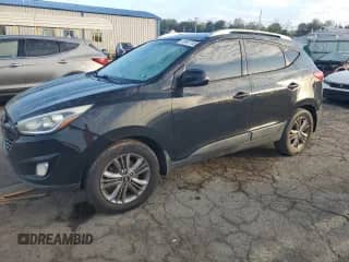 2014 Hyundai Tucson Limited z VIN KM8JU3AG6EU926775, wystawiony jako Copart lot #85667145 z przebiegiem 18 789 mil mil oraz Czysty tytuł • Clean title. Historia ofert i sprzedaży dostępna na DreamBid. Obrazek 1.