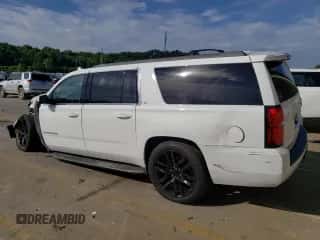 2016 Chevrolet Suburban LT z VIN 1GNSKHKCXGR347227, wystawiony jako Copart lot #61240594 z przebiegiem Nie podano mil oraz Szkoda całkowita • Salvage title. Historia ofert i sprzedaży dostępna na DreamBid. Obrazek 2.