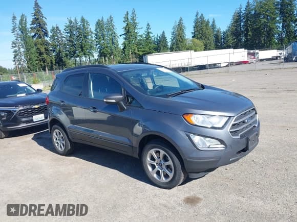 ✅ 2021 Ford EcoSport SE • VIN: MAJ6S3GL8MC425353 • Lot: 42393698. Listed on IAAI with 63,570 mi. Free auction sales archive from the USA and detailed vehicle history report at DreamBid. Image 1.