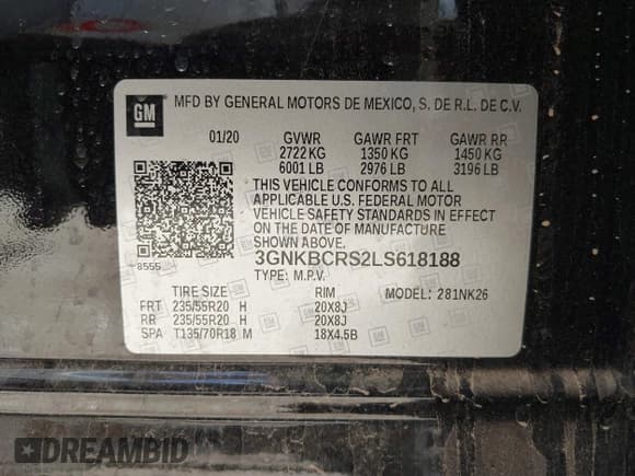 ✅ 2020 Chevrolet Blazer LT • VIN: 3GNKBCRS2LS618188 • Lot: 42004681. Wystawiony na IAAI z przebiegiem 37 283 mil. Bezpłatny archiwum sprzedaży aukcyjnych z USA i szczegółowy raport historii pojazdu na DreamBid. Zdjęcie 9.