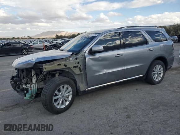 ✅ 2019 Dodge Durango SXT • VIN: 1C4RDHAG2KC584960 • Lot: 86123365. Listed on Copart with 109,691 mi. Free auction sales archive from the USA and detailed vehicle history report at DreamBid. Image 1.