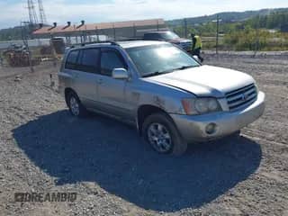 2002 Toyota Highlander with VIN JTEHF21A320069154, listed as a IAAI auction lot 43101971 with Not provided miles and . Bid and sale history available at DreamBid. Image 1.
