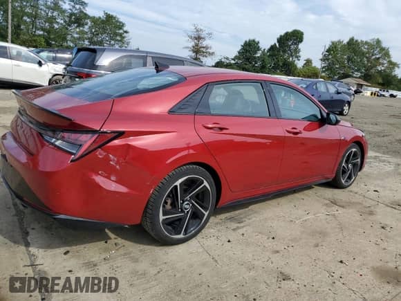 2022 Hyundai Elantra N Line с VIN KMHLR4AF9NU235540, выставлен на аукционе Copart как лот 81882545 с пробегом 25 324 миль миль и Списание • Salvage title. История ставок и продаж доступна на DreamBid. Изображение 3.