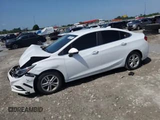 ✅ 2017 Chevrolet Cruze LT • VIN: 1G1BE5SMXH7172734 • Lot: 65258545. Listed on Copart with Not provided. Free auction sales archive from the USA and detailed vehicle history report at DreamBid. Image 1.