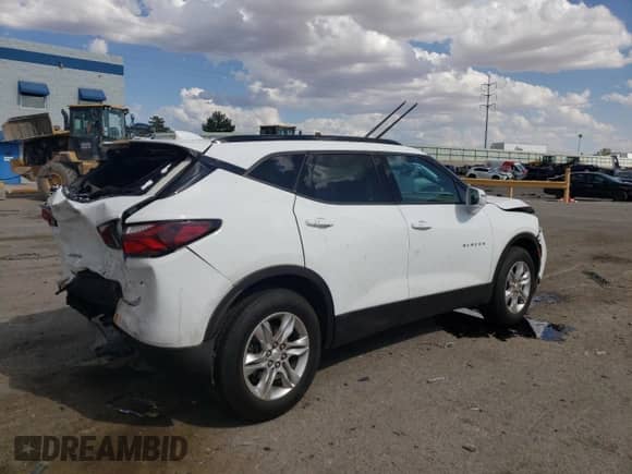 2019 Chevrolet Blazer with VIN 3GNKBCRS5KS568966, listed as a Copart auction lot 59924844 with 55,953 mi miles and Salvage title. Bid and sale history available at DreamBid. Image 3.