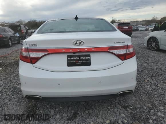 2017 Hyundai Azera Limited с VIN KMHFH4JG6HA590907, выставлен на аукционе Copart как лот 85049934 с пробегом 78 373 миль миль и Списание • Salvage title. История ставок и продаж доступна на DreamBid. Изображение 6.