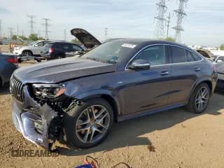 ✅ 2024 Mercedes-Benz GLE 53 AMG • VIN: 4JGFD6BBXRB180276 • Lot: 80514475. Listed on Copart with 10,002 mi. Free auction sales archive from the USA and detailed vehicle history report at DreamBid. Image 1.