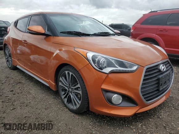 ✅ 2016 Hyundai Veloster Turbo • VIN: KMHTC6AE0GU272841 • Lot: 82777274. Listed on Copart with 109,409 mi. Free auction sales archive from the USA and detailed vehicle history report at DreamBid. Image 4.