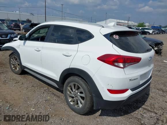 2018 Hyundai Tucson SEL z VIN KM8J3CA40JU702923, wystawiony jako IAAI lot #42997284 z przebiegiem 182 142 mil mil oraz . Historia ofert i sprzedaży dostępna na DreamBid. Obrazek 3.