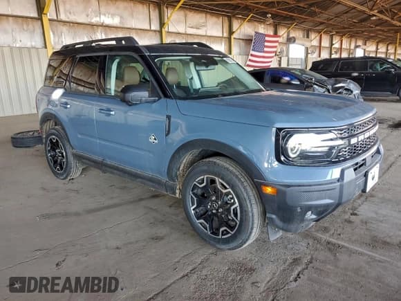 ✅ 2025 Ford Bronco Sport Outer Banks • VIN: 3FMCR9CN4SRE29364 • Лот: 91881315. Опубликован ранее на Copart с пробегом 148 миль. Бесплатный доступ к архиву аукционных продаж из США и подробный отчёт об истории автомобиля на DreamBid. Изображение 4.