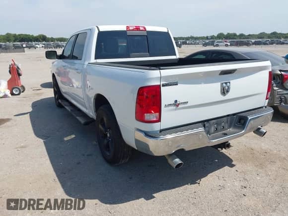 2016 Ram 1500 Lone Star with VIN 3C6RR6LTXGG296048, listed as a IAAI auction lot 43102850 with 156,183 mi miles and . Bid and sale history available at DreamBid. Image 3.