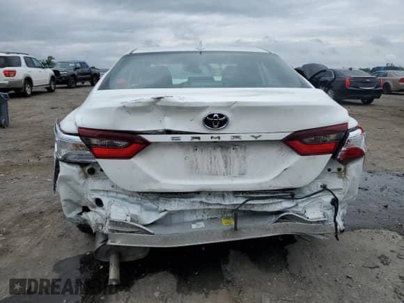 2022 Toyota Camry Hybrid LE with VIN 4T1C31AK2NU035418, listed as a Copart auction lot 56757255 with 46,917 mi miles and Salvage title. Bid and sale history available at DreamBid. Image 6.