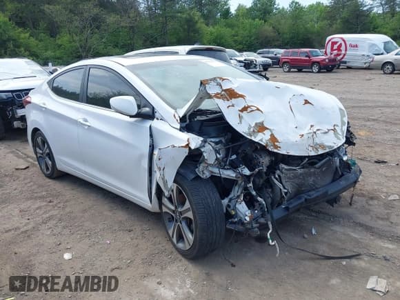 ✅ 2015 Hyundai Elantra Sport • VIN: KMHDH4AH6FU322211 • Lot: 41969375. Listed on IAAI with 111,211 mi. Free auction sales archive from the USA and detailed vehicle history report at DreamBid. Image 1.