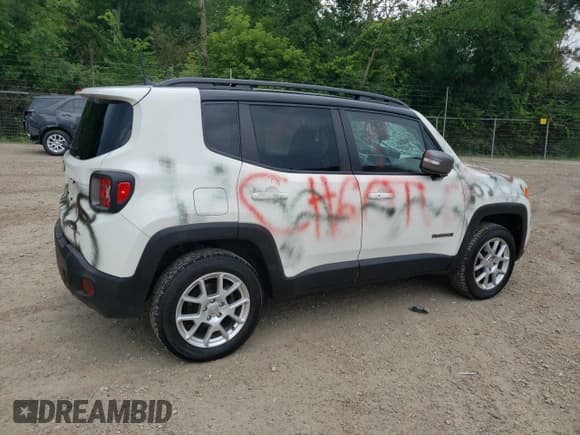 ✅ 2021 Jeep Renegade Limited • VIN: ZACNJDD14MPM28423 • Lot: 64282155. Listed on Copart with 59,406 mi. Free auction sales archive from the USA and detailed vehicle history report at DreamBid. Image 3.