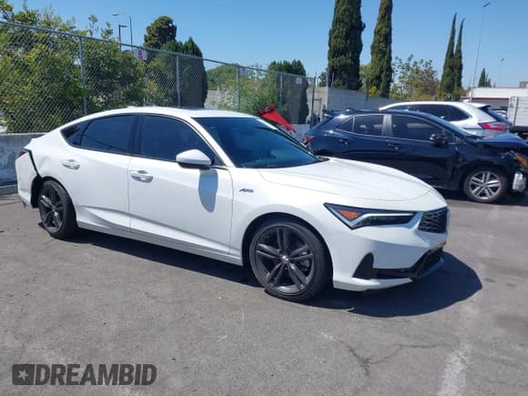 ✅ 2024 Acura Integra w/A-Spec Package • VIN: 19UDE4H37RA017282 • Lot: 42147570. Listed on IAAI with 16,016 mi. Free auction sales archive from the USA and detailed vehicle history report at DreamBid. Image 1.