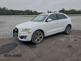 ✅ 2015 Audi Q3 Prestige • VIN: WA1GFCFS8FR014170 • Lot: 95390395. Listed on Copart with 100,852 mi. Free auction sales archive from the USA and detailed vehicle history report at DreamBid. Image 1.