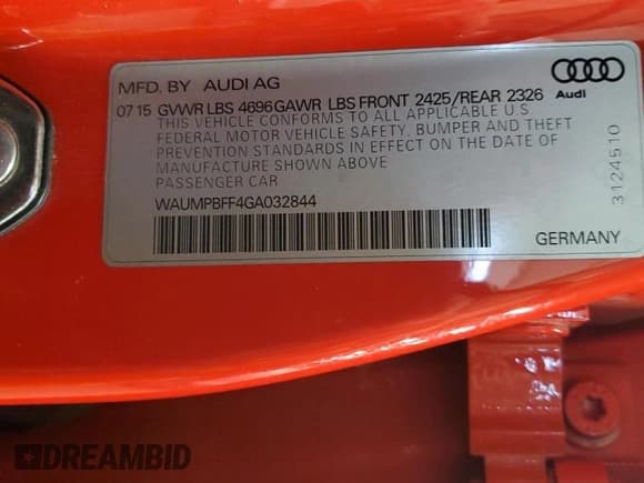 ✅ 2016 Audi A3 • VIN: WAUMPBFF4GA032844 • Lot: 84608374. Wystawiony na Copart z przebiegiem 89 401 mil. Bezpłatny archiwum sprzedaży aukcyjnych z USA i szczegółowy raport historii pojazdu na DreamBid. Zdjęcie 12.
