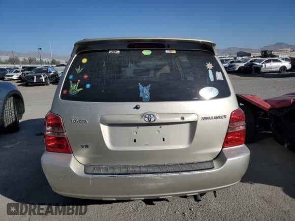 2001 Toyota Highlander с VIN JTEGF21A310020482, выставлен на аукционе Copart как лот 44260765 с пробегом 242 320 миль миль и Списание • Salvage title. История ставок и продаж доступна на DreamBid. Изображение 6.
