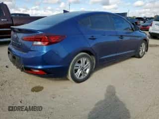 2020 Hyundai Elantra SEL with VIN 5NPD84LF0LH540358, listed as a Copart auction lot 82253045 with 79,669 mi miles and Salvage title. Bid and sale history available at DreamBid. Image 3.