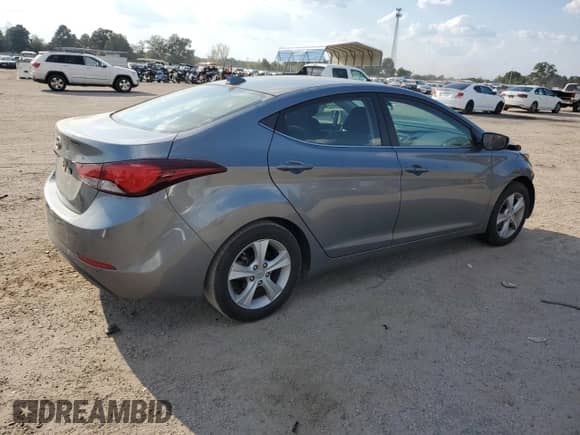 2016 Hyundai Elantra Value Edition with VIN KMHDH4AE6GU592482, listed as a Copart auction lot 81006185 with Not provided miles and Salvage title. Bid and sale history available at DreamBid. Image 3.