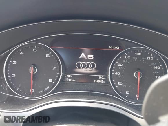 ✅ 2015 Audi A6 Premium Plus • VIN: WAUGFAFC1FN036034 • Lot: 43289543. Listed on IAAI with 117,045 mi. Free auction sales archive from the USA and detailed vehicle history report at DreamBid. Image 7.