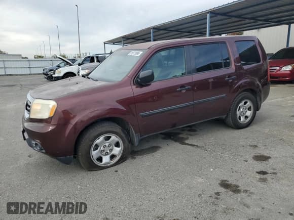 ✅ 2012 Honda Pilot LX • VIN: 5FNYF3H27CB026481 • Lot: 91973895. Listed on Copart with 170,001 mi. Free auction sales archive from the USA and detailed vehicle history report at DreamBid. Image 1.