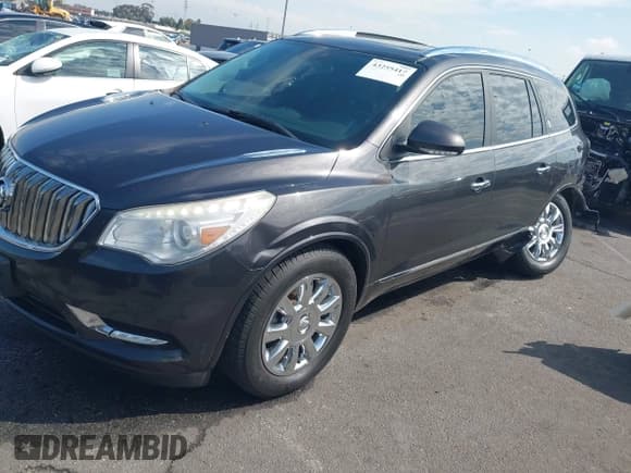 ✅ 2015 Buick Enclave Leather • VIN: 5GAKVBKD1FJ348559 • Лот: 43255417. Опубликован ранее на IAAI с пробегом 152 013 миль. Бесплатный доступ к архиву аукционных продаж из США и подробный отчёт об истории автомобиля на DreamBid. Изображение 2.