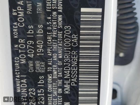 ✅ 2024 Hyundai Elantra Limited • VIN: KMHLN4DJ3RU100703 • Лот: 86115835. Опубликован ранее на Copart с пробегом 111 500 миль. Бесплатный доступ к архиву аукционных продаж из США и подробный отчёт об истории автомобиля на DreamBid. Изображение 12.