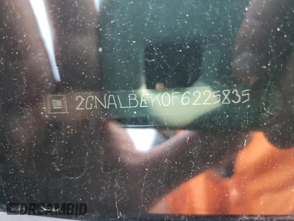 ✅ 2015 Chevrolet Equinox LT • VIN: 2GNALBEK0F6225835 • Лот: 53259134. Опубликован ранее на Copart с пробегом 62 251 миль. Бесплатный доступ к архиву аукционных продаж из США и подробный отчёт об истории автомобиля на DreamBid. Изображение 14.