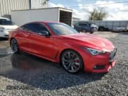 ✅ 2020 Infiniti Q60 Red Sport 400 • VIN: JN1FV7EK4LM400383 • Lot: 87031234. Listed on Copart with 26,583 mi. Free auction sales archive from the USA and detailed vehicle history report at DreamBid. Image 4.