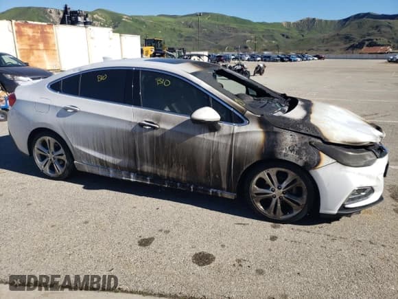 ✅ 2017 Chevrolet Cruze Premier • VIN: 1G1BF5SM3H7197665 • Lot: 40273323. Listed on Copart with Not provided. Free auction sales archive from the USA and detailed vehicle history report at DreamBid. Image 4.