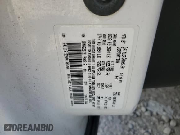 ✅ 2001 Dodge Durango • VIN: 1B4HS28Z01F604316 • Лот: 50384445. Опубликован ранее на Copart с пробегом Не указан. Бесплатный доступ к архиву аукционных продаж из США и подробный отчёт об истории автомобиля на DreamBid. Изображение 14.