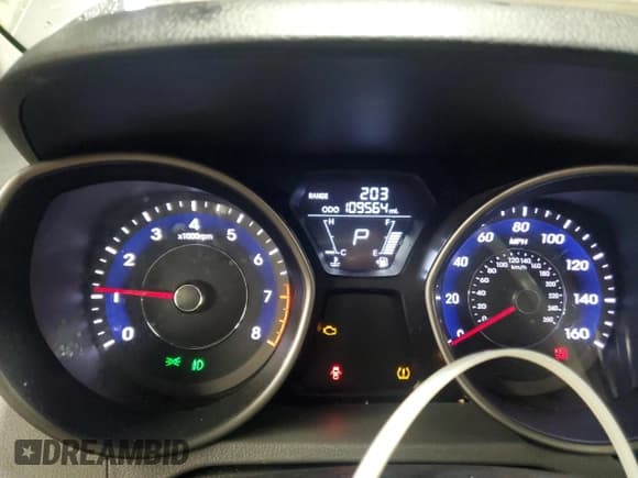 ✅ 2013 Hyundai Elantra GLS • VIN: 5NPDH4AE9DH176114 • Lot: 93227875. Listed on Copart with 109,564 mi. Free auction sales archive from the USA and detailed vehicle history report at DreamBid. Image 9.