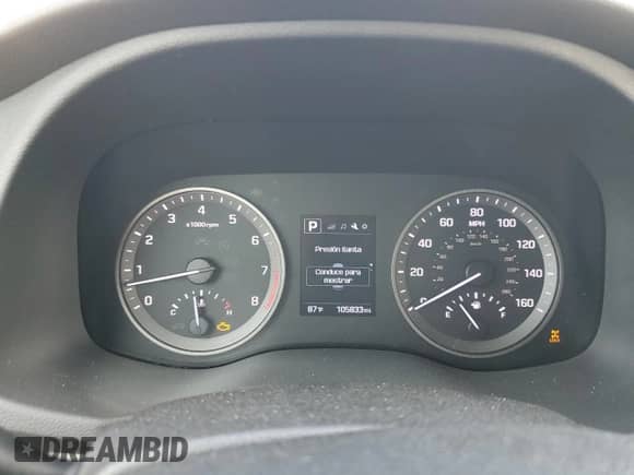 2017 Hyundai Tucson Night Edition with VIN KM8J3CA28HU565173, listed as a Copart auction lot 65820185 with 105,833 mi miles and Clean title. Bid and sale history available at DreamBid. Image 9.