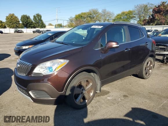 ✅ 2014 Buick Encore • VIN: KL4CJASB9EB647811 • Lot: 82473825. Listed on Copart with 183,424 mi. Free auction sales archive from the USA and detailed vehicle history report at DreamBid. Image 1.