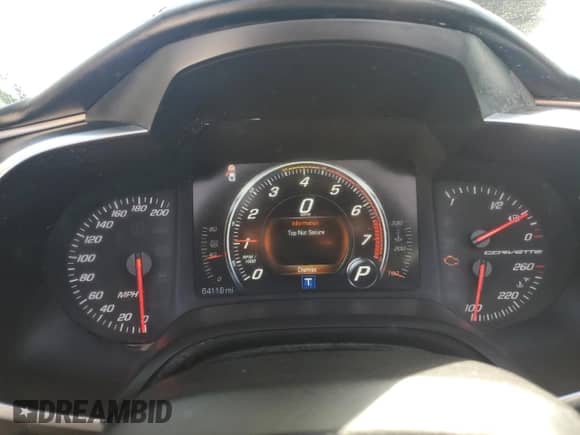 2017 Chevrolet Corvette 3LT с VIN 1G1YF3D70H5123914, выставлен на аукционе Copart как лот 49050035 с пробегом 64 116 миль миль и Чистый • Clean title. История ставок и продаж доступна на DreamBid. Изображение 9.