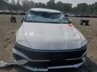 2024 Hyundai Elantra SEL with VIN KMHLM4DG5RU810645, listed as a Copart auction lot 60599415 with 5,592 mi miles and Salvage title. Bid and sale history available at DreamBid. Image 5.