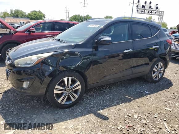 2015 Hyundai Tucson SE z VIN KM8JUCAG8FU104724, wystawiony jako Copart lot #54368184 z przebiegiem 124 795 mil mil oraz . Historia ofert i sprzedaży dostępna na DreamBid. Obrazek 1.