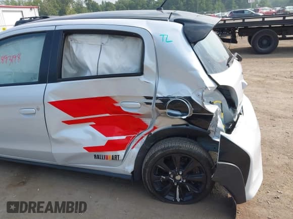 ✅ 2023 Mitsubishi Mirage Black Edition • VIN: ML32AWHJ2PH004524 • Lot: 42893198. Listed on IAAI with 15,922 mi. Free auction sales archive from the USA and detailed vehicle history report at DreamBid. Image 6.