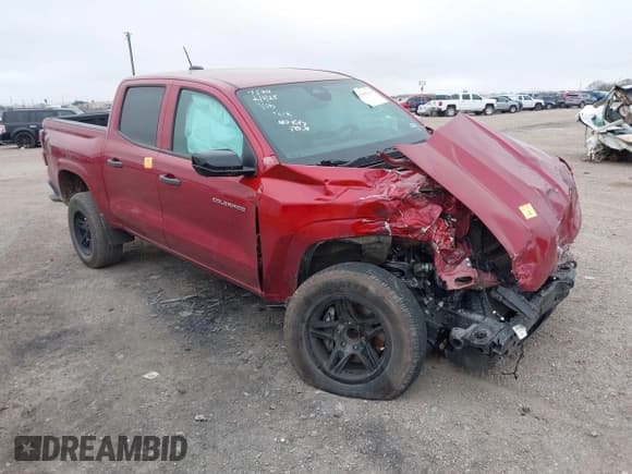 ✅ 2023 Chevrolet Colorado 2WD Work Truck • VIN: 1GCGSBEC1P1141557 • Lot: 41505314. Wystawiony na IAAI z przebiegiem Nie podano. Bezpłatny archiwum sprzedaży aukcyjnych z USA i szczegółowy raport historii pojazdu na DreamBid. Zdjęcie 1.