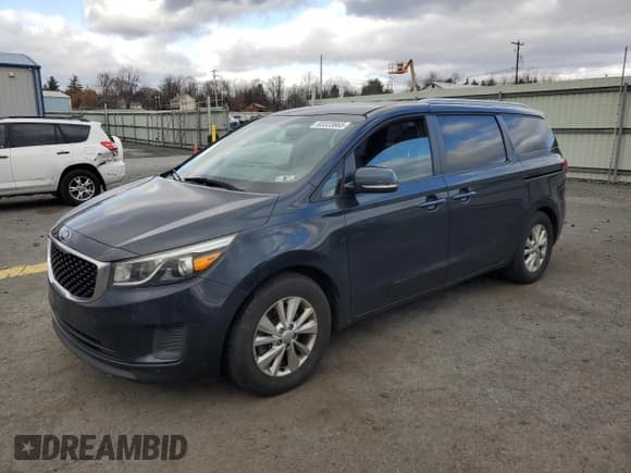 ✅ 2016 Kia Sedona LX • VIN: KNDMB5C1XG6127147 • Lot: 93323665. Wystawiony na Copart z przebiegiem 169 669 mil. Bezpłatny archiwum sprzedaży aukcyjnych z USA i szczegółowy raport historii pojazdu na DreamBid. Zdjęcie 1.