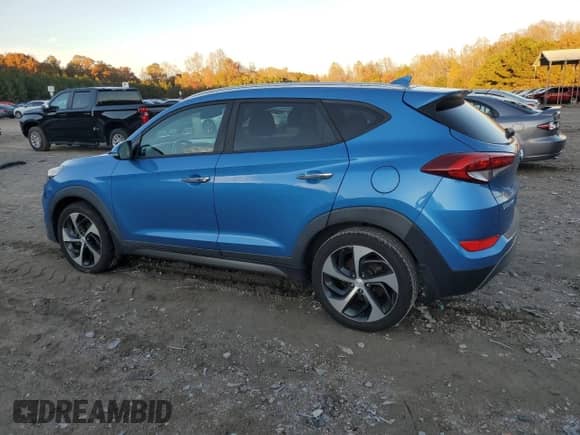 2016 Hyundai Tucson Limited with VIN KM8J33A20GU251113, listed as a Copart auction lot 90735895 with 136,096 mi miles and Clean title. Bid and sale history available at DreamBid. Image 2.