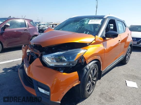 ✅ 2019 Nissan Kicks SV • VIN: 3N1CP5CU0KL523371 • Lot: 41160068. Listed on IAAI with 74,529 mi. Free auction sales archive from the USA and detailed vehicle history report at DreamBid. Image 2.