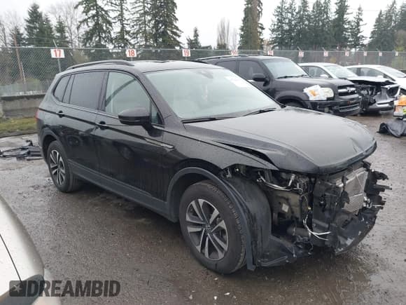 ✅ 2023 Volkswagen Tiguan S • VIN: 3VVRB7AX8PM072322 • Lot: 43786337. Listed on IAAI with 23,625 mi. Free auction sales archive from the USA and detailed vehicle history report at DreamBid. Image 14.