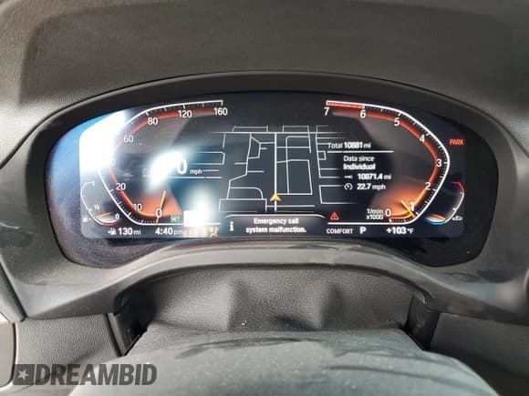 ✅ 2024 BMW X3 sDrive30i • VIN: WBX47DP02RN271221 • Lot: 69863435. Listed on Copart with 10,881 mi. Free auction sales archive from the USA and detailed vehicle history report at DreamBid. Image 9.