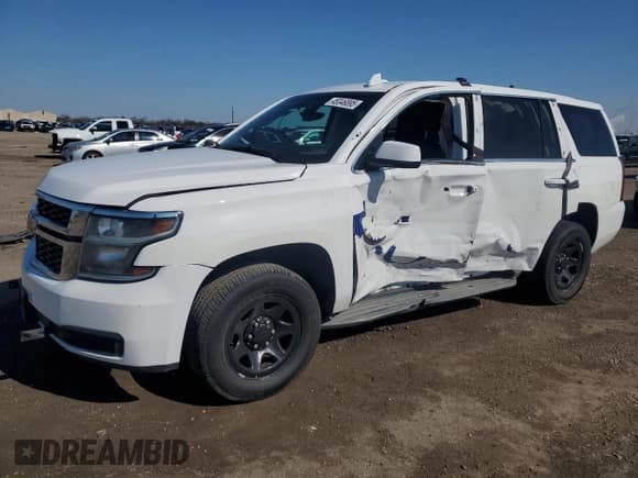 ✅ 2015 Chevrolet Tahoe Commercial • VIN: 1GNLC2EC2FR571987 • Lot: 45346895. Wystawiony na Copart z przebiegiem 106 708 mil. Bezpłatny archiwum sprzedaży aukcyjnych z USA i szczegółowy raport historii pojazdu na DreamBid. Zdjęcie 1.
