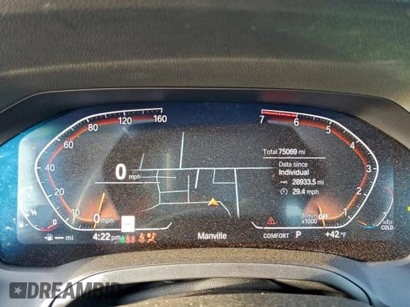 ✅ 2022 BMW 3 Series 330i xDrive • VIN: 3MW5R7J05N8C28198 • Lot: 93342005. Listed on Copart with 75,069 mi. Free auction sales archive from the USA and detailed vehicle history report at DreamBid. Image 9.