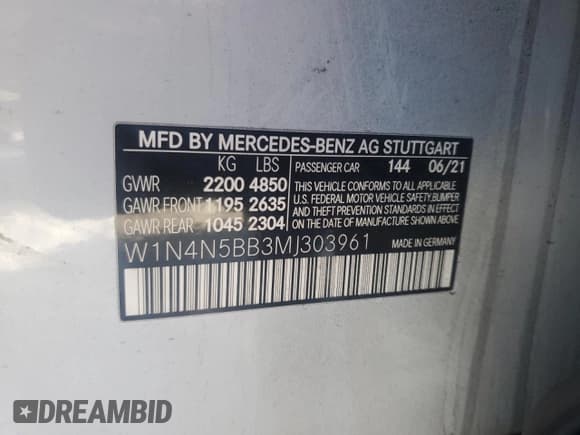 ✅ 2021 Mercedes-Benz GLA 35 AMG • VIN: W1N4N5BB3MJ303961 • Lot: 38593904. Wystawiony na Copart z przebiegiem 18 394 mil. Bezpłatny archiwum sprzedaży aukcyjnych z USA i szczegółowy raport historii pojazdu na DreamBid. Zdjęcie 12.