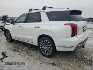 ✅ 2023 Hyundai Palisade Calligraphy • VIN: KM8R7DGE7PU496523 • Лот: 43289145. Опубликован ранее на Copart с пробегом Не указан. Бесплатный доступ к архиву аукционных продаж из США и подробный отчёт об истории автомобиля на DreamBid. Изображение 2.